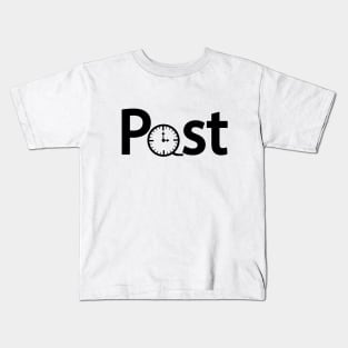 Past typography design Kids T-Shirt